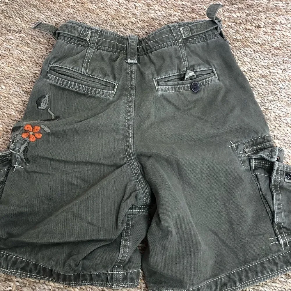 Gap kids khaki cargo shorts